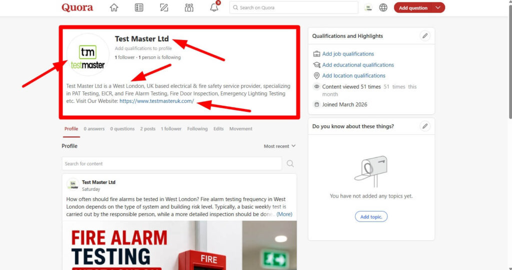 Backlinks Example | Tanvir husahn SEO Expert
