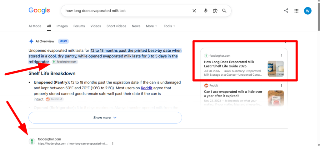 How FooderGhor dominate google AI Overviews & Organic Ranking - Tanvir Hushan Mijan